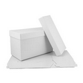 White High Wall Box (10"x5"x6") Base and Lid